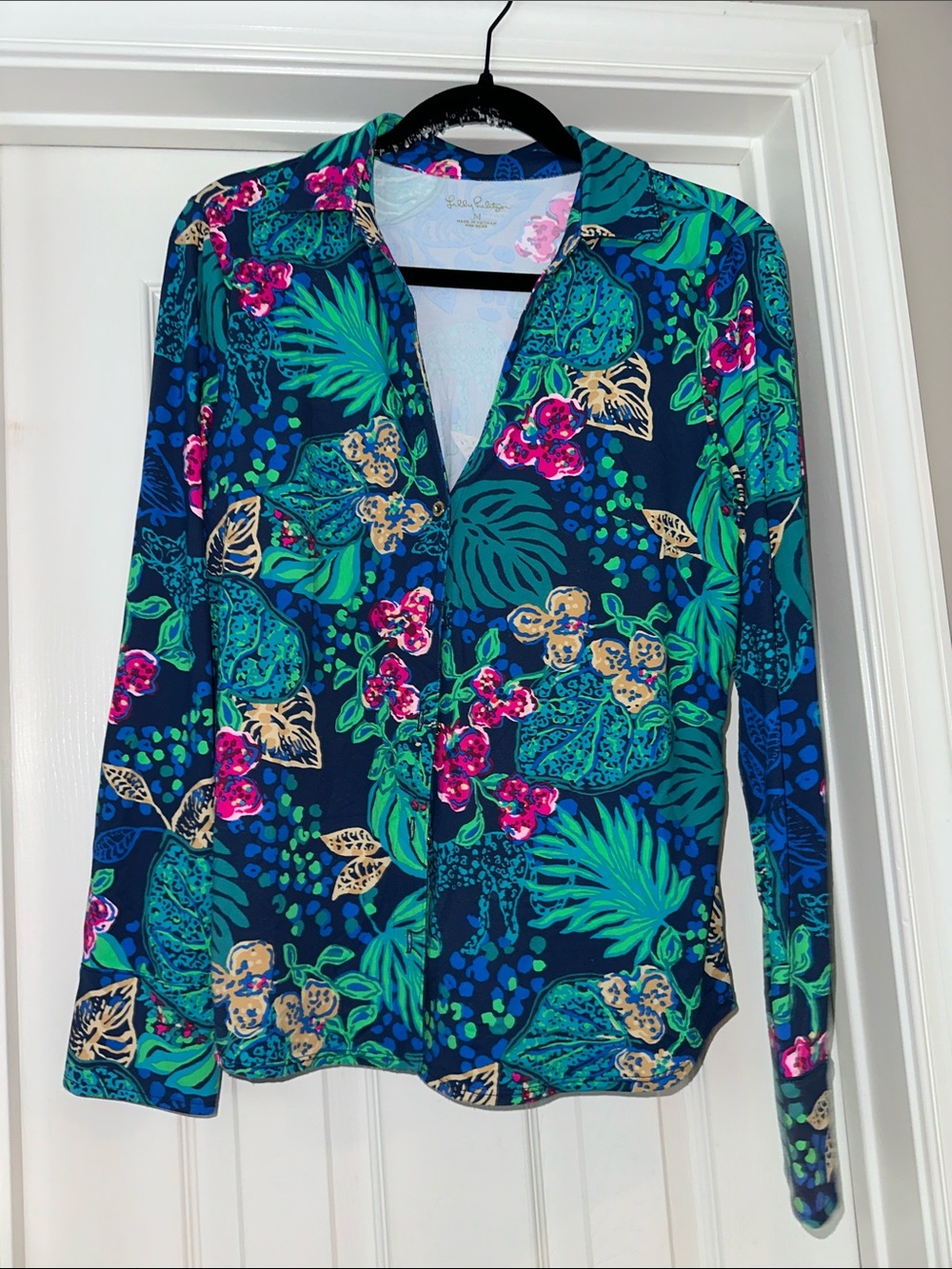 Lilly Pulitzer Marlena button up blouse